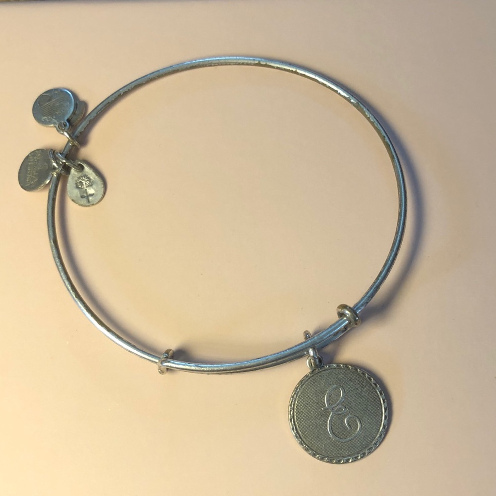 Alex & Ani SCRIPT INITIAL bracelet